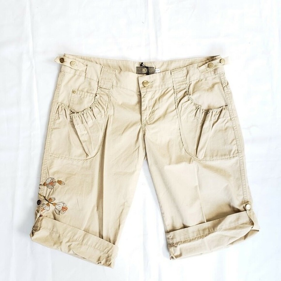 Ice Iceberg Capri Pants - Tan - Picture 1 of 4